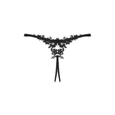 OBSESSIVE - STRING SANS ENTREJAMBE CELIA NOIR XS/S