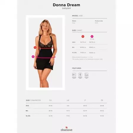 OBSESSIVE - BABYDOLL DONNA DREAM M/L