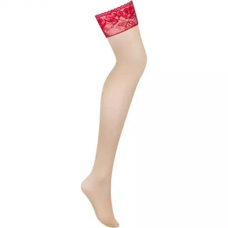 OBSESSIVE - COLLANT DENTELLE ROUGE LACELOVE XS/S