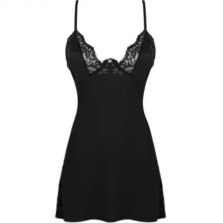 OBSESSIVE - CHEMISE BELLASTIA & STRING XL/XXL