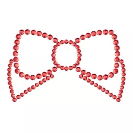 BIJOUX - CACHE MAMETAUX MIMI BOW ROUGE