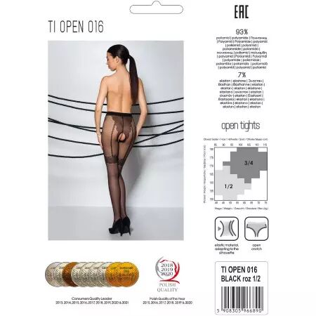 PASSION - TIOPEN 016 COLLANT NOIR 3/4 20 DEN