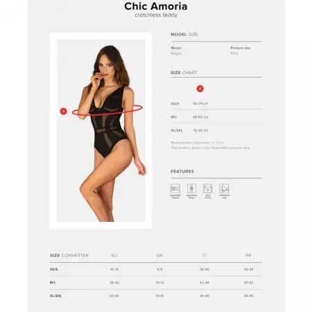 OBSESSIVE - TEDDY CHIC AMORIA XL/XXL