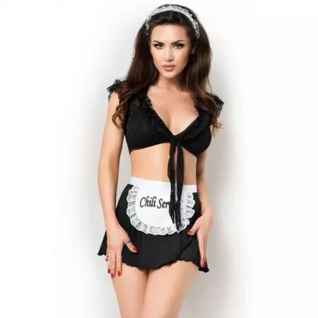 CHILIROSE - CR 3855 DÉGUISEMENT DE FEMME DE CHAMBRE S/M