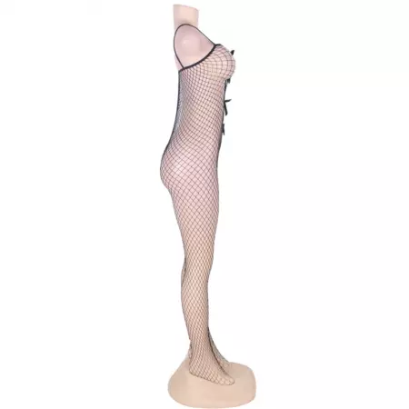 QUEEN LINGERIE - BODYSTOCKING AVEC LIENS DANS LE DÉCOLLETÉ S/L