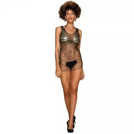 OBSESSIVE - ROBE EN FILET D607 TAILLE UNIQUE
