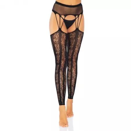 LEG AVENUE - BAS JARRETELLES SANS PIEDS TAILLE UNIQUE