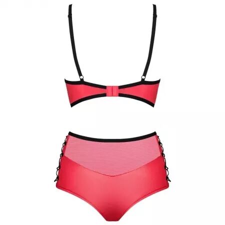 OBSESSIVE - ENSEMBLE CUIR DEUX PIÈCES L/XL