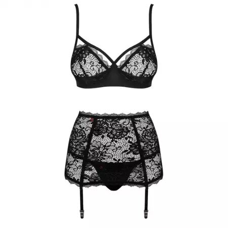 OBSESSIVE - ENSEMBLE PEONESIA TROIS PIÈCES L/XL