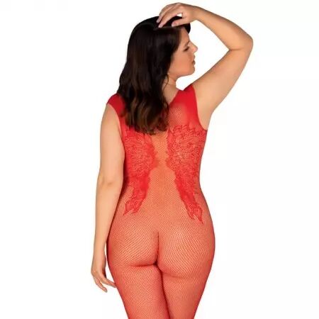 OBSESSIVE - N112 BODYSTOCKING ED. COULEUR LIMITÉE XL/XXL