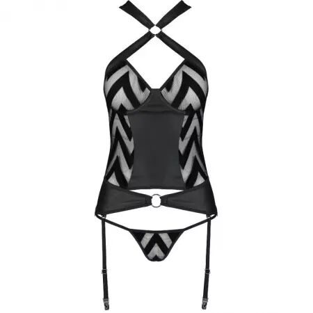 PASSION - HIMA CORSET CUIR ÉCOLOGIQUE L/XL