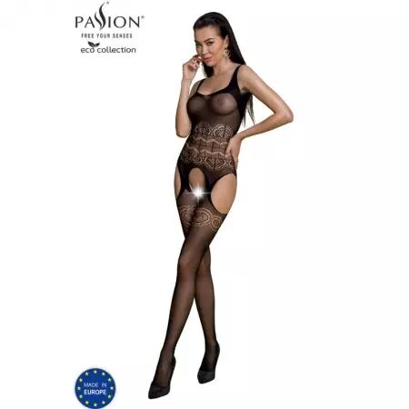 PASSION - BODYSTOCKING ECO COLLECTION ECO BS005 NOIR