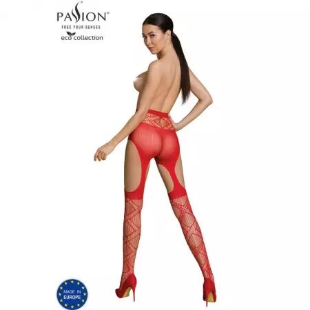 PASSION - BODYSTOCKING ECO COLLECTION ECO S005 ROUGE