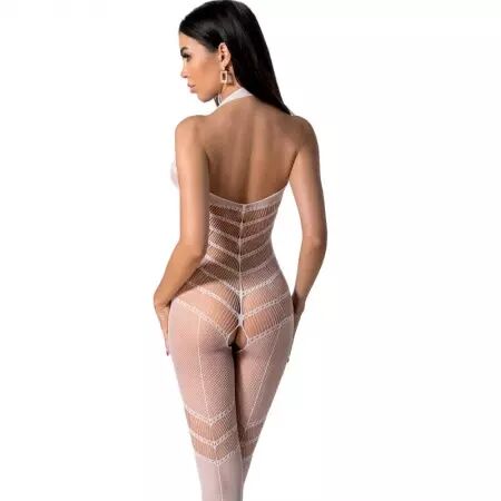 PASSION - BODYSTOCKING BLANC BS100 TAILLE UNIQUE