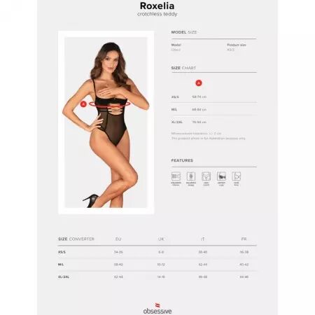 OBSESSIVE - TEDDY SANS CROCHET ROXELIA M/L