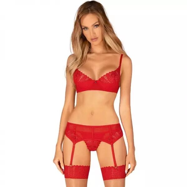 OBSESSIVE - INGRIDIA ENSEMBLE TROIS PI�CES ROUGE M/L