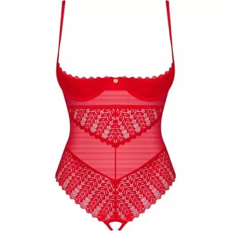 OBSESSIVE - INGRIDIA CROCHLESS ROUGE XL/XXL