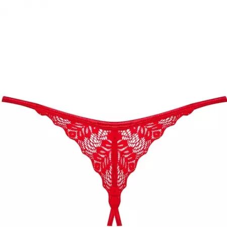 OBSESSIVE - STRING INGRIDIA CROCHLESS ROUGE XL/XXL