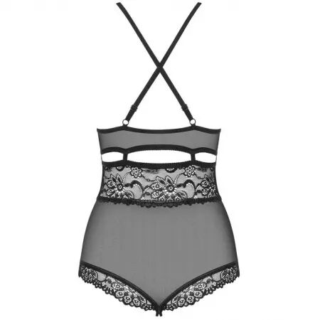 OBSESSIVE - TED-1 TEDDY ABIERTO NEGRO S/M