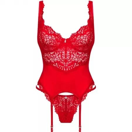 OBSESSIVE - CORSET ET TANGA AMOR CHERRIS S/M