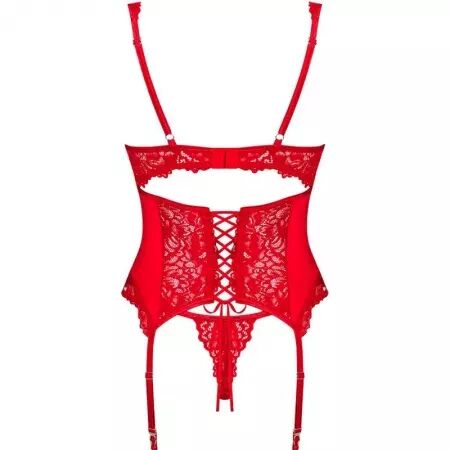 OBSESSIVE - CORSET ET TANGA AMOR CHERRIS S/M