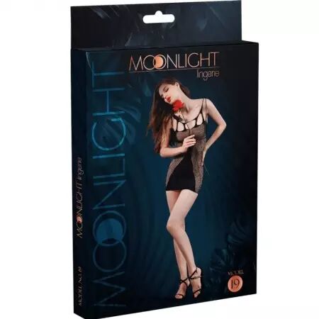 MOONLIGHT - ROBE MODÈLE 19 NOIR TAILLE UNIQUE