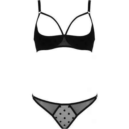 PASSION - ENSEMBLE MARINA DEUX PIÈCES NOIR L/XL