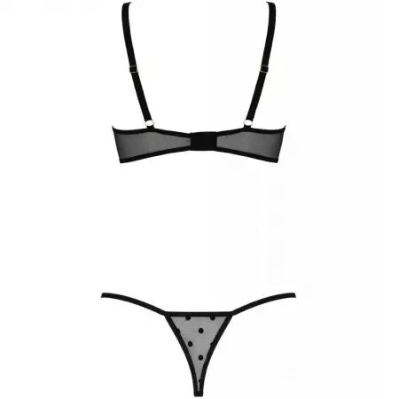 PASSION - ENSEMBLE MARINA DEUX PIÈCES NOIR L/XL