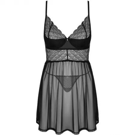 OBSESSIVE - ENSEMBLE CHEMERIS BADYDOLL & THONG XL/XXL