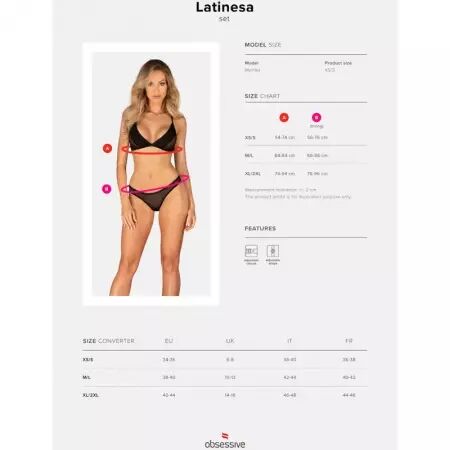 OBSESSIVE - LATINESA ENSEMBLE DEUX PIÈCES M/L
