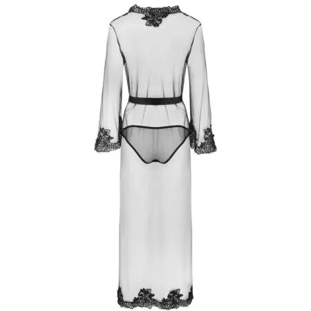 LIVCO CORSETTI FASHION - ROBE NOKINA LC XG055 + CULOTTE NOIR TAILLE UNIQUE