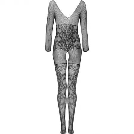 LIVCO CORSETTI FASHION - BODYSTOCKING CELDON SANS CROTCHLESS NOIR TAILLE UNIQUE