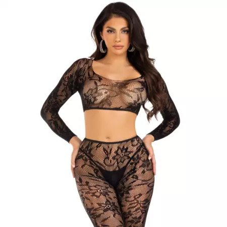 LEG AVENUE - ENSEMBLE HAUT COURT ET COLLANTS