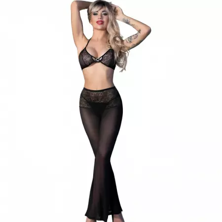 CHILIROSE - CR 4480 ENSEMBLE TROIS PIÈCES NOIR L/XL