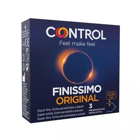 CONTROL - PRÉSERVATIFS FINISSIMO 3 UNITÉS