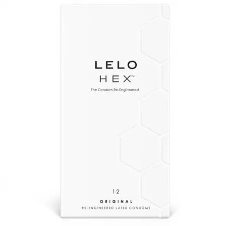 LELO - BOÎTE DE PRÉSERVATIFS HEX 12 UNITÉS