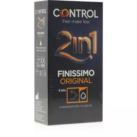 CONTROL - FINISIMO DUO + LUBRIFIANT 6 UNITÉS