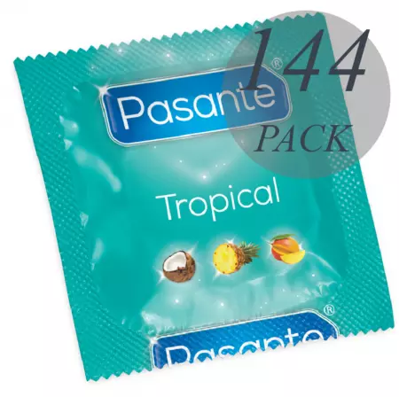 PASANTE - PRÉSERVATIFS TROPICAL SAC 144 UNITÉS