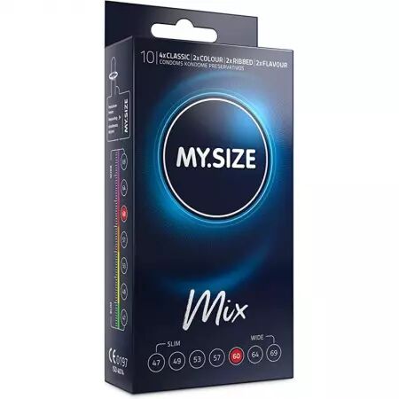 MY SIZE - MIX PRÉSERVATIFS 60 MM 10 UNITÉS