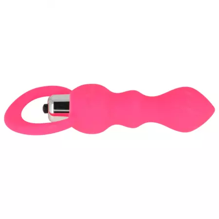 OHMAMA - STIMULATEUR ANAL AVEC VIBRATION 9 CM ROSE
