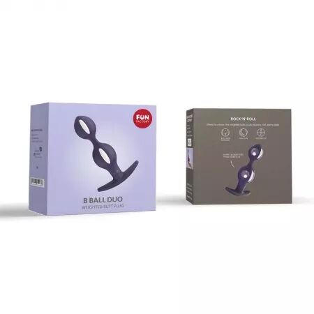 FUN FACTORY - B BALLES DUO BLANC/VIOLET FONC?