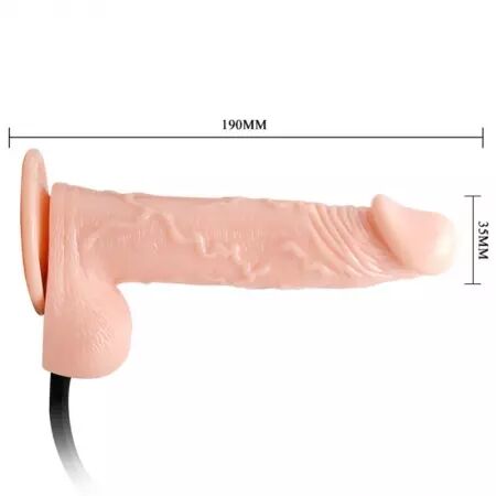 DANCE - GODE GONFLABLE RÉALISTE AVEC VENTOUSE 15 CM