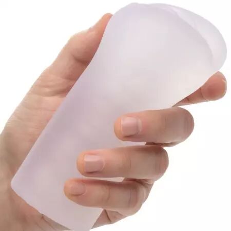 CALIFORNIA EXOTICS - BOUNDLESS VULVA STROKER - TRANSPARENT