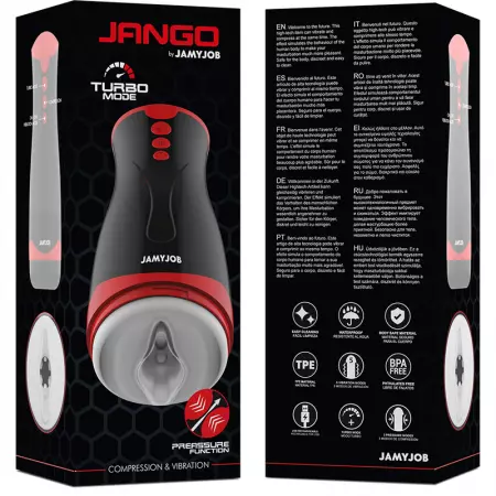 JAMYJOB - MASTURBATEUR  COMPRESSION ET VIBRATION JANGO