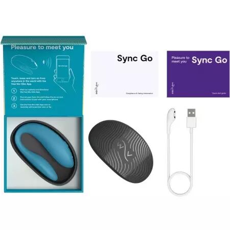 WE-VIBE - SYNC GO DOUBLE STIMULATEUR TURQUOISE