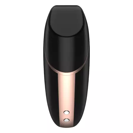 SATISFYER - STIMULATEUR ET VIBRATEUR AIR LOVE TRIANGLE NOIR
