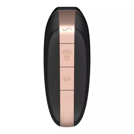 SATISFYER - STIMULATEUR ET VIBRATEUR AIR LOVE TRIANGLE NOIR