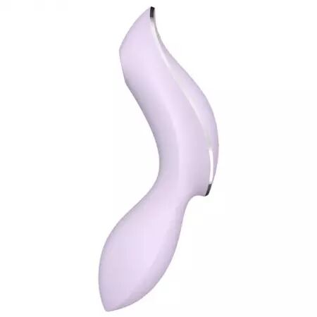 SATISFYER - VIBRATEUR CURVY TRINITY 2 AIR PULSE VIOLETTE