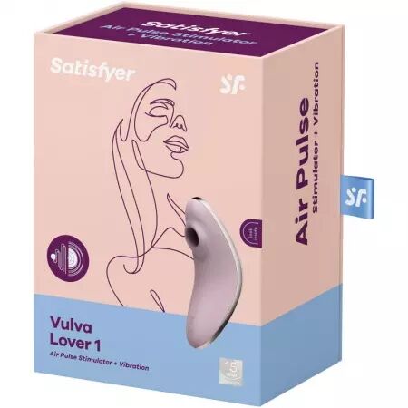 SATISFYER - VULVA LOVER 1 STIMULATEUR ET VIBRATEUR AIR PULSE VIOLET