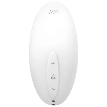 SATISFYER - STIMULATEUR ET VIBRATEUR À PULSE D'AIR VULVA LOVER 2 BLANC